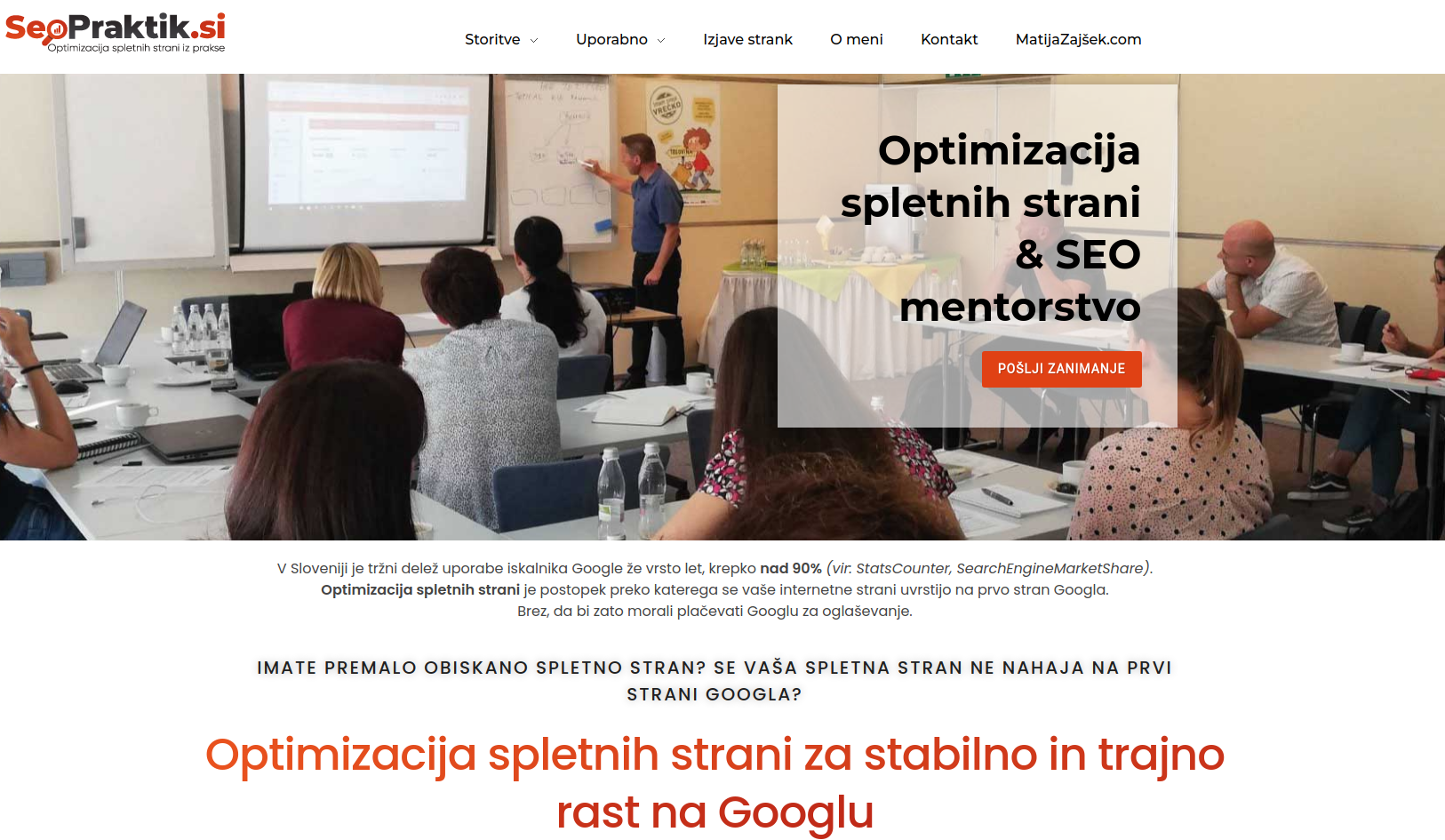 spletna optimizacija